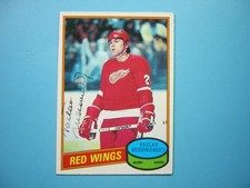 1980/81 O-PEE-CHEE NHL HOCKEY CARD #202 VACLAV NEDOMANSKY AUTO AUTOGRAPH OPC