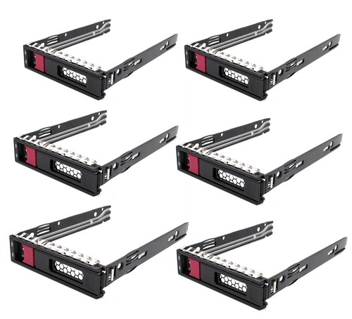 6pcs 3.5" Hard Drive Tray Caddy for HP ProLiant ML350 ML110 Gen10 774026-001 - 第 1/8 張圖片