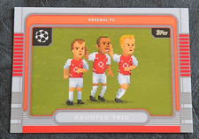 2025-26 Topps UEFA Club Comp Vaunted Trio 8-Bit Ljunberg Henry Bergkamp Arsenal