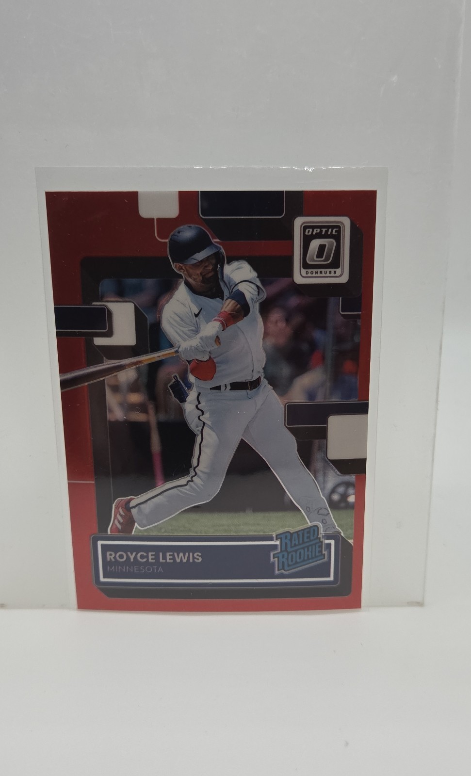 2022 Panini Donruss Optic - Rated Rookie Royce Lewis #164 Red Prizm /60 (RC)