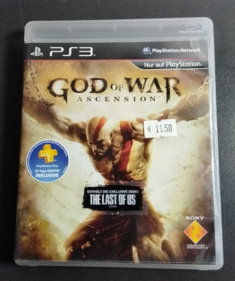 PlayStation PS3 Spiel God of War Ascension USK 18
