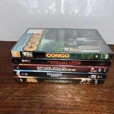 LOT OF 5 ACTION/ADVENTURE DVD'S - NEW SEALED - Congo - Equalizer - Surrogates +