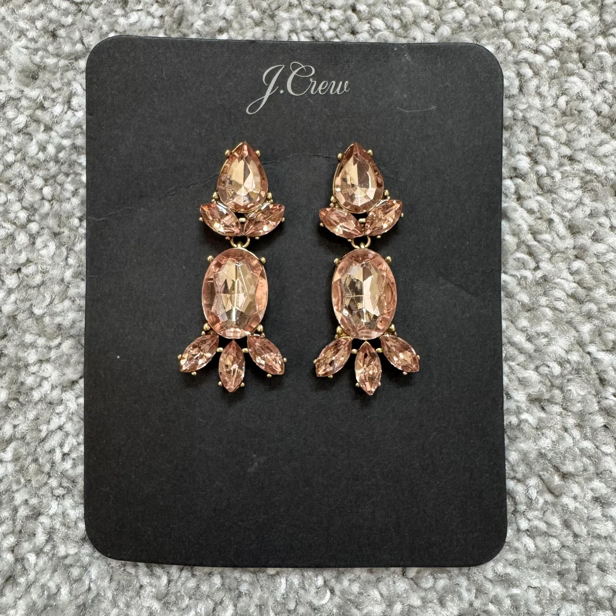J.CREW NWT Sculptural Shiny Matte Gold Orb Earrings BB493