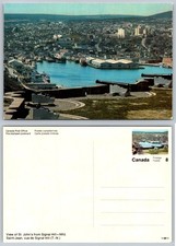 Vintage Canada Post Postcard St. John's Newfoundland Signal Hill Cannons