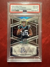 2024 Spectra Jatavion Sanders Auto Hyper Prizm /60 PSA 8