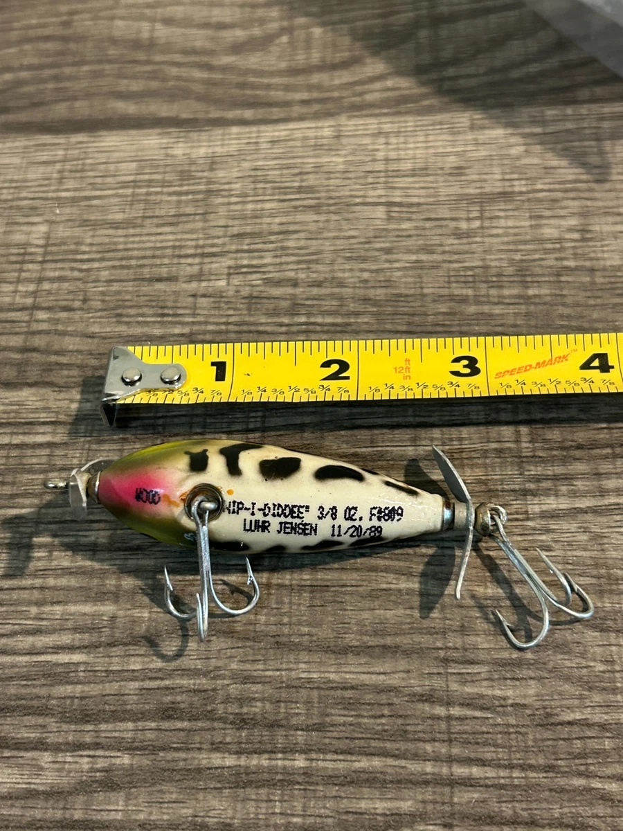 Leurre De Pêche Vintage Luhr Jensen Hareng Estropié Nacre