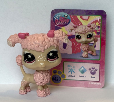 POODLE DOG #G7 #420 Sweet & Stylish - Authentic Littlest Pet Shop - Hasbro LPS