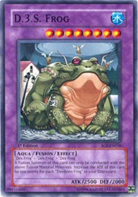 D.3.S. Frog - SOI-EN036 - Common - 1st Edition - Heavily Played