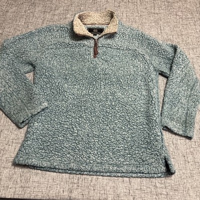 True Grit Sherpa Medium Pullover  by The Shirt Shop 1/4 Zip Cute Fuzzy Soft Warm