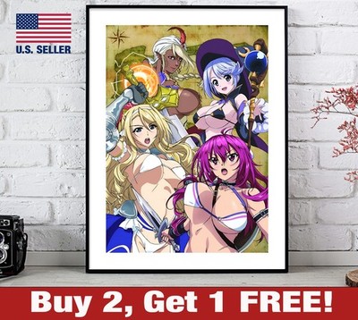 Bikini Warriors Poster 18'' x 24'' Print Anime Wall Art