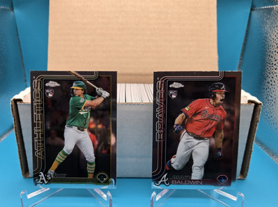 2025 Topps Chrome UPDATE Baseball Complete Set 1-200 hand sorted pack fresh!