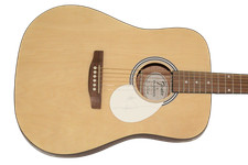 John Denver Signed Autograph Fender Acoustic Guitar - Back Home Again w/ JSA COA