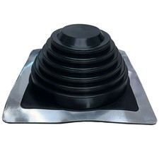 CHIMSOC High Temperature Rubber Pipe Flashing - Suits 0-150mm Diameter Pipes