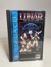 Lunar The Silver Star Sega CD 1993 CIB w Manu...