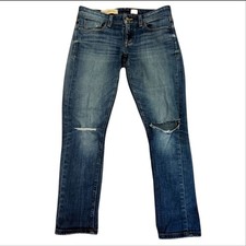 Anthropologie Pilcro and the Letterpress Medium Wash Distressed Skinny Jeans