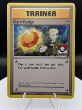 Pokemon TCG: XY Black Star Promo XY205: Gym Badge Lt. Surge Thunder Badge (NM-) on eBay