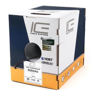 ICE Cable - Cat.5e Kabel, 350MHz, UTP, 24AWG, SBC, HDBaseT, 305m Pulloutbox,