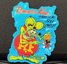 Vrhtf Nhra Vtg Rare Rat Fink Aprox 2.25 X 3 Sticker