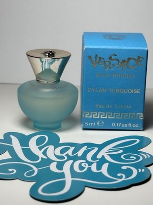 DYLAN TURQUOISE BY VERSACE 5ML MINI EDT SPLASH (NEW WITH BOX)