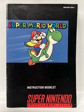 Super Mario World Instruction Booklet SNES