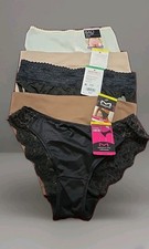 Lot Of 6 Assorted Briefs Panties M/6 Warners Maidenform Charter Club Bali Nwt