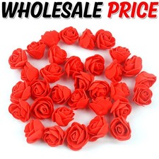 1000 Foam Mini Roses WHOLESALE Heads Buds Small Flowers Wedding Home Partys UK