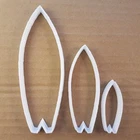 Surfboard Surfing Boogie Shape Cookie Cutter Dough Biscuit Pastry Fondant Sharp