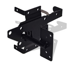 Heavy Duty Self-Locking Gate Latch for Wooden Fence, Post Mount Automatic Gat...