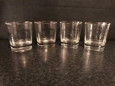 Set of 4 Jack Daniels Old No 7 Tumbler Glasses New
