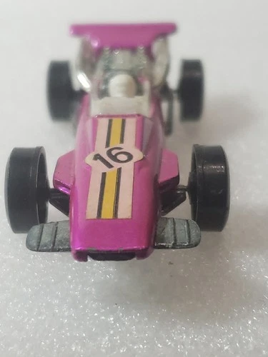 Matchbox Lesney Vintage Superfast No. 34 Formula 1 Race Car Pinkish Purple, 1970