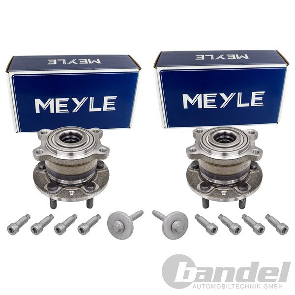 2X Meyle Radnabe MIT Integriertem Radlager Hinten Passend FüR Ford Kuga Links+Re-image