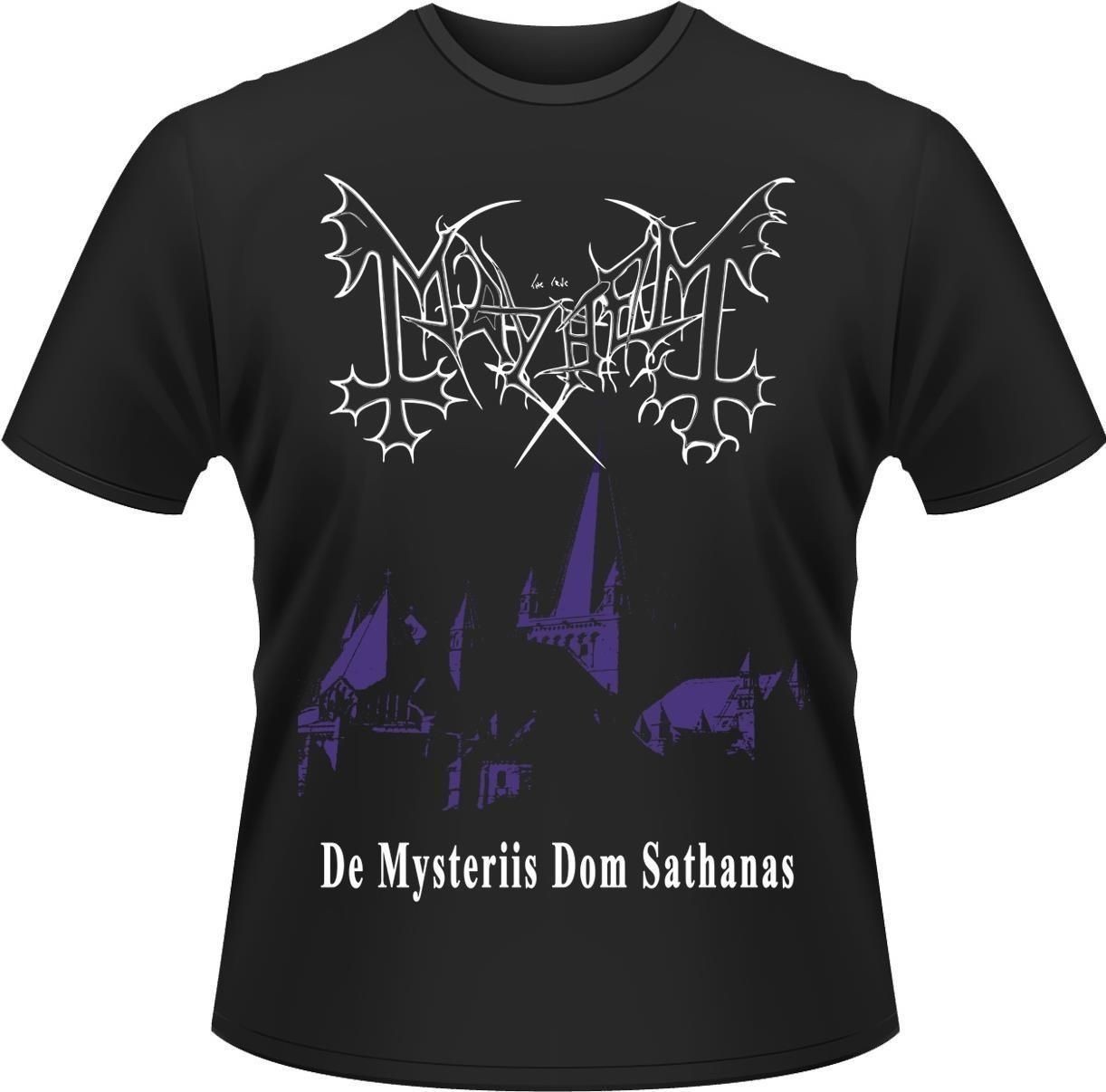 Abbigliamento Mayhem: De Mysteriis Dom Sathanas (T-Shirt Unisex Tg. M)