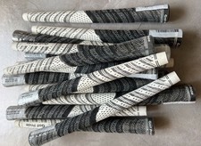 8 pezzi impugnature per mazze da golf bianco-grigio multi-composte in gomma/corda medie
