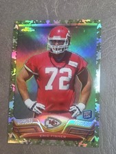2013 Topps Chrome Football Camo Refractor Eric Fisher # 166 437/499
