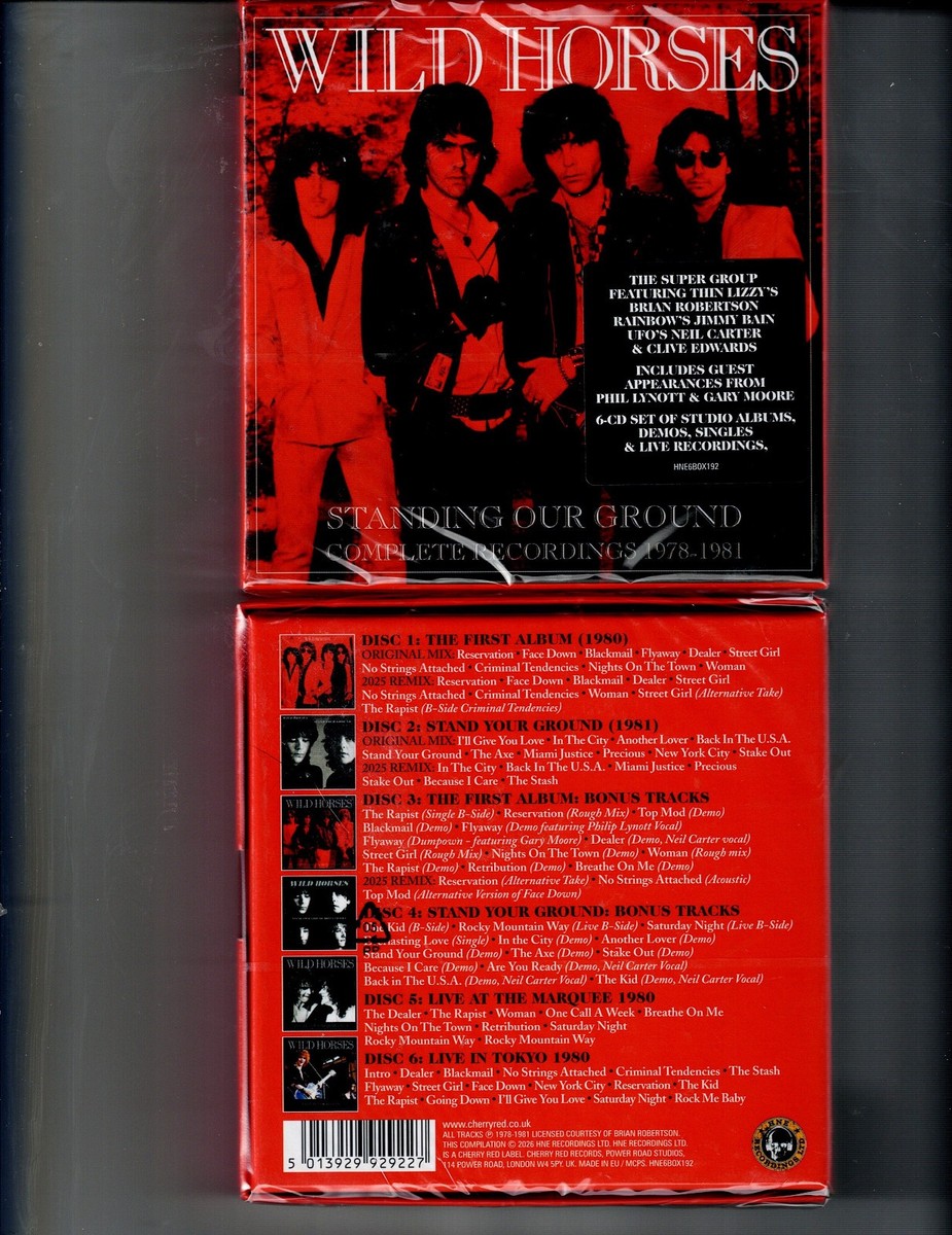 WILD HORSES -STANDING OUR GROUND: COMPLETE 78-81 (6CD) NEW*93