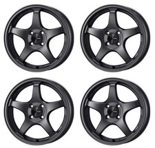 Genuine Enkei Wheels Pf05 15x8.0j 25 4x100 Silver Set Of 4