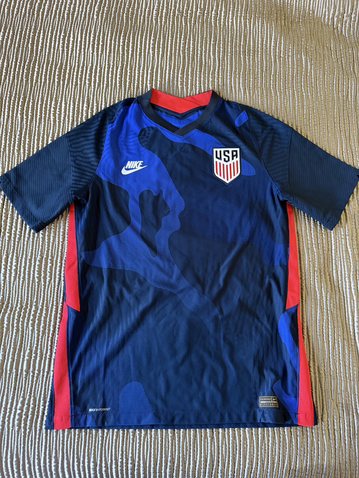Nike 2020 USMNT Men's Medium Away Jersey Blue, Vaporknit