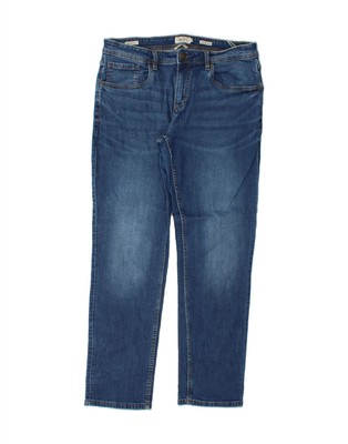 DACK'S Herren Regular Fit High Waist Straight Jeans IT 52 XL W34 L32 Blau AA10