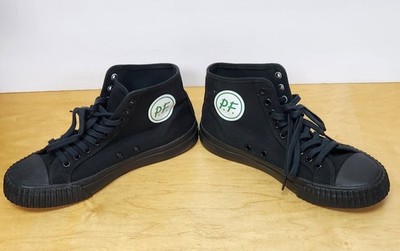 PF Flyers 1993 Center High Top Black Canvas Sneakers Mens 8 The Sandlot Shoe