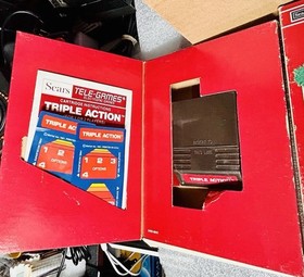 SEARS 2 GAME LOT FOR INTELLIVISION; NIGHT STALKER/TRIPLE ACTION CIB