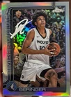 Joan Beringer Signed 2025-26 Topps Chrome #267 Rookie Refractor IP Auto Wolves
