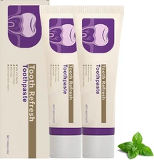 Tooth Refresh Toothpaste, Fresh Breath Toothpaste, Natural Oral Care & Enamel Re