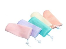 5Pcs Exfoliating Mesh Soap Pouch Bubble Foam Net Bag for Shower Saver Pouch D...