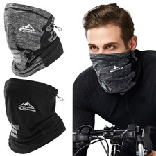 Cooling Neck Gaiter UV Protection Face Mask Cycling Drawstring Scarf Balaclava