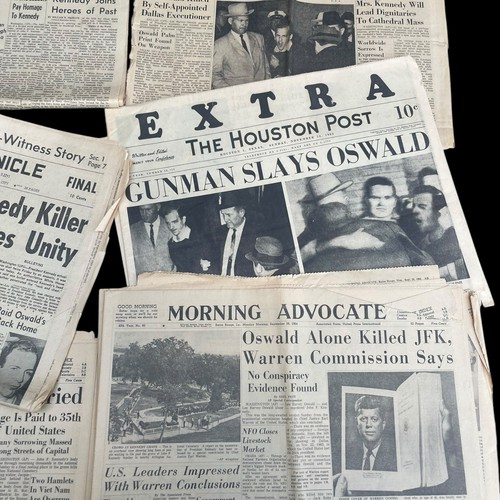 Rare Lot (16) John F. Kennedy Original Assassination Newspapers November 1963 - Picture 2 of 10