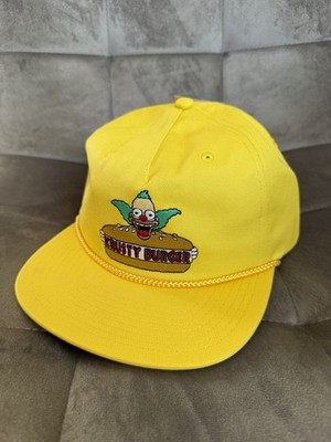VANS Simpsons KRUSTY BURGER Cap Hat Yellow