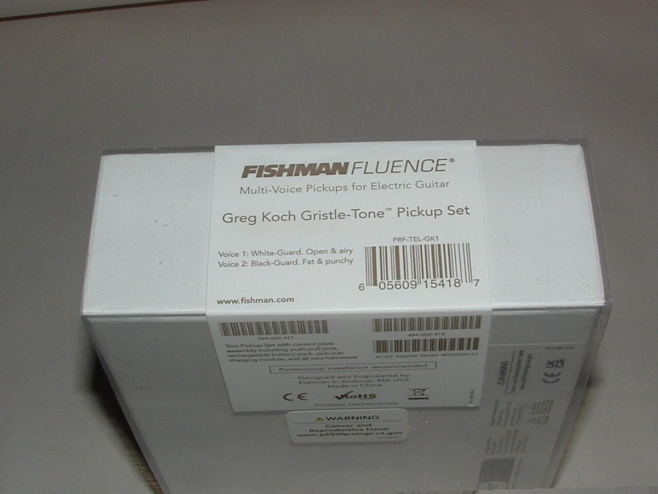 Fishman Fluence Greg Koch Gristle-Tone Tele Set PRF-TEL-GK1 New with Warranty - Image 2 of 3