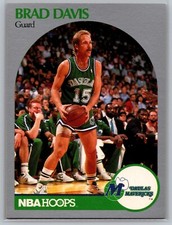 1990-91 NBA Hoops #84 Brad Davis Dallas Mavericks NBA Basketball Card