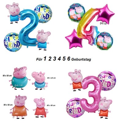 Peppa Wutz Folienballon Peppa Pig Pic Schorsch Ballons Junge Mädchen Geburtstag
