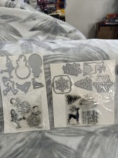 Sizzix Christmas Stamp and Dies Bundle New